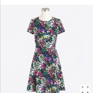 Floral printed flutter dress